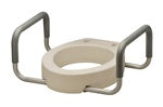 NOV-8343-R - Toilet Seat Riser w/ Arms Elongated