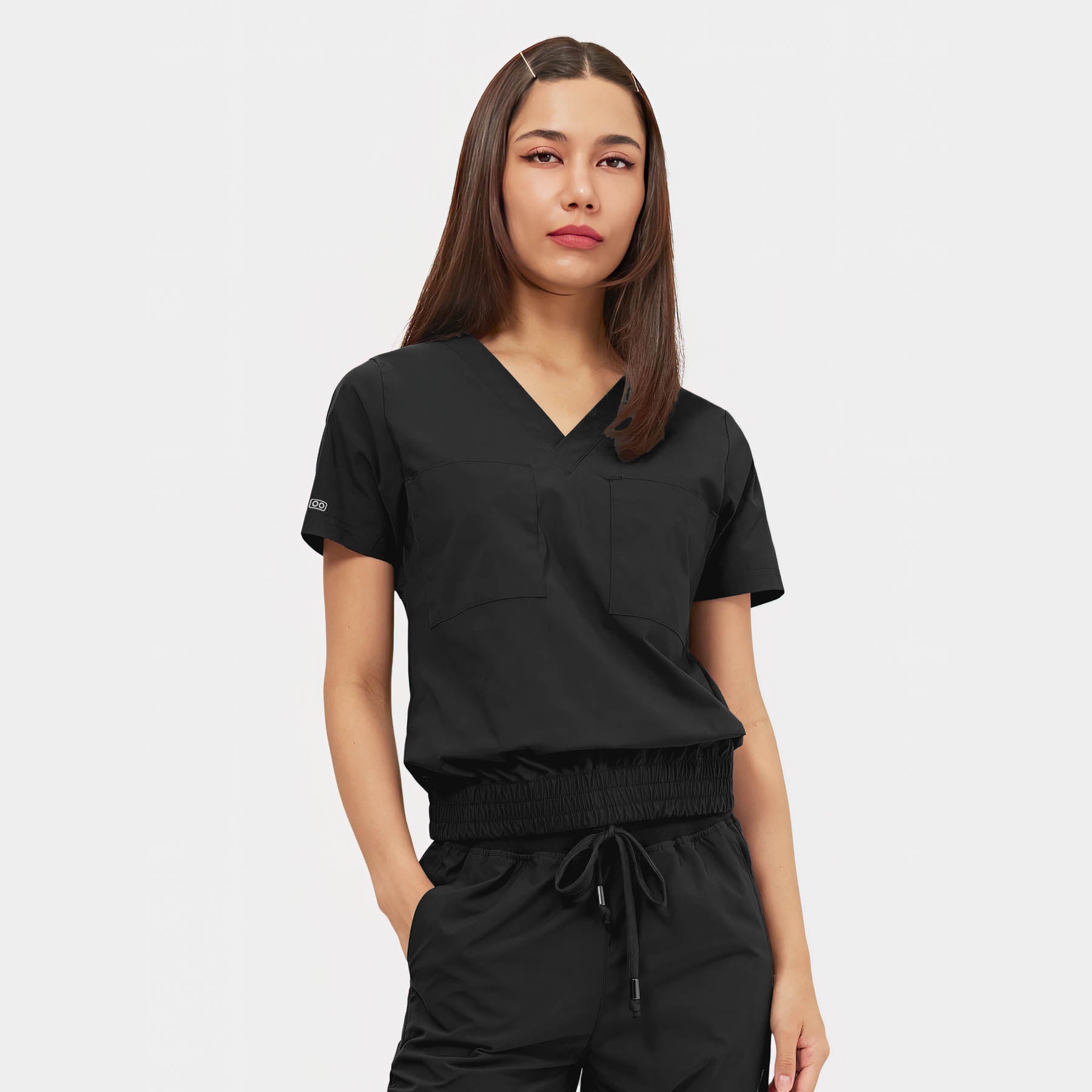 1018 - Luna Quantum 2 Pocket Tuck Band Top