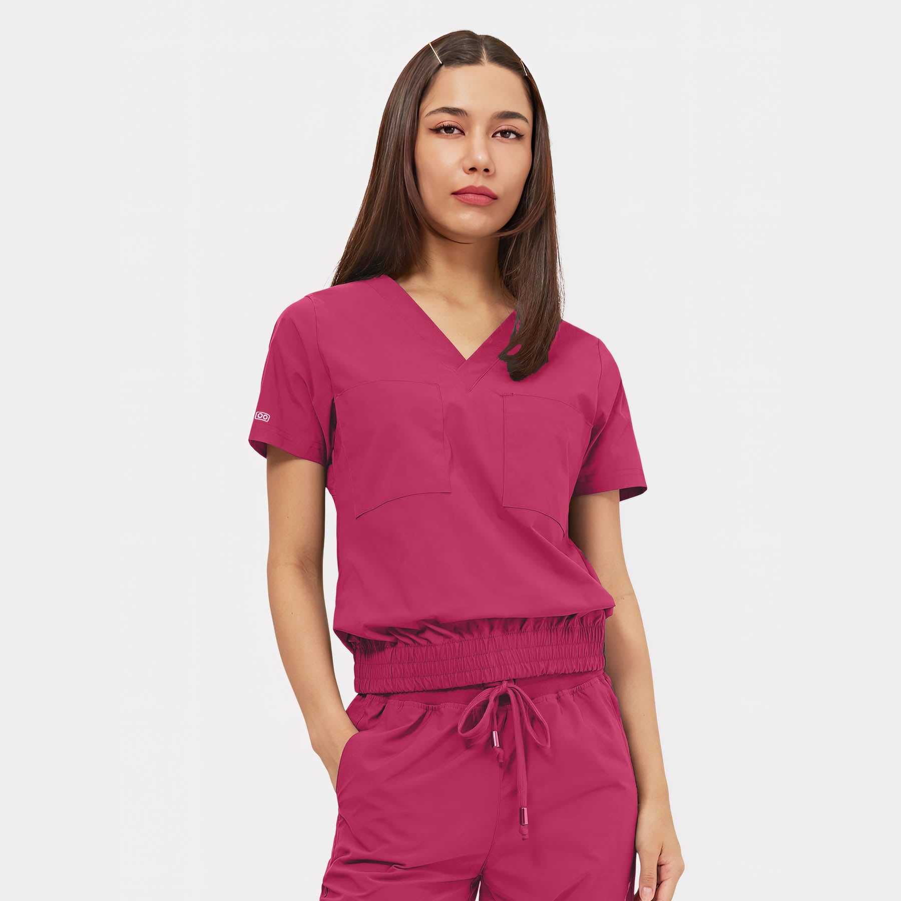 1018 - Luna Quantum 2 Pocket Tuck Band Top