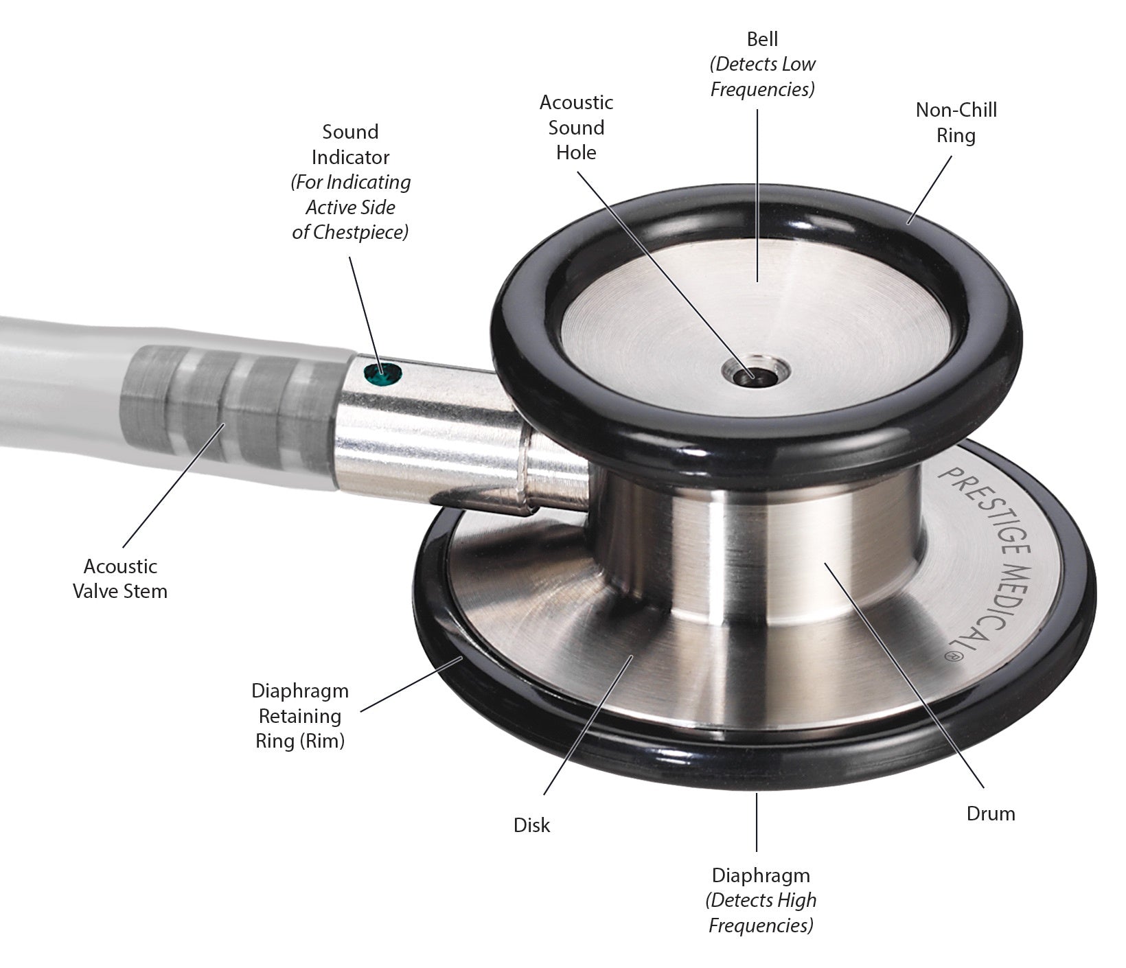 126-G Prestige Clinical I Stethoscope, Gold Edition