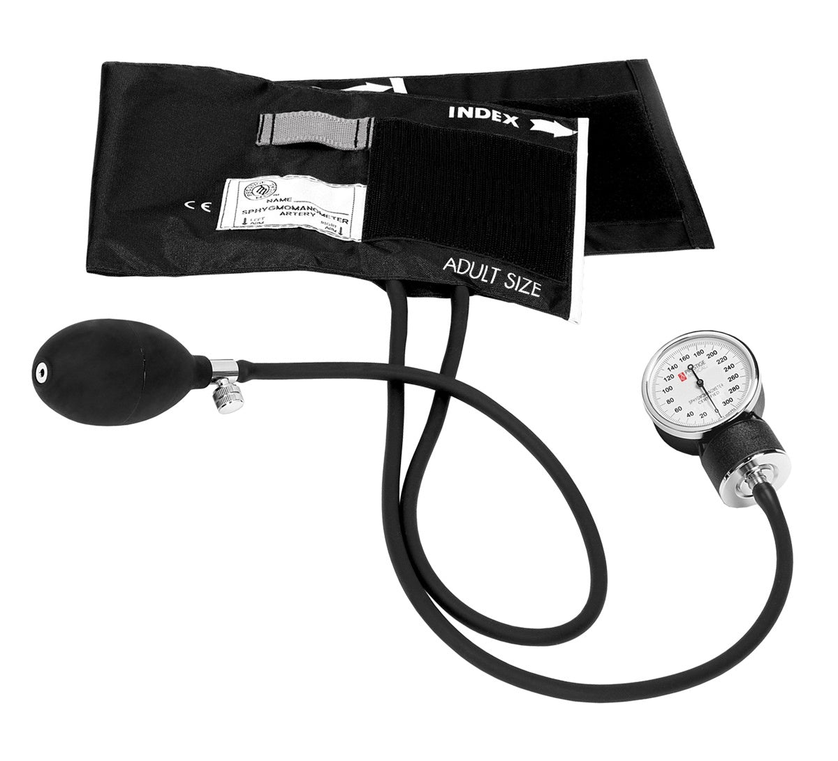 79-BLK Prestige Standard Aneroid Sphygmomanometer, Black