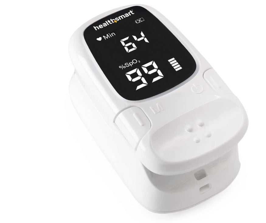 MBH40819000 - Healthsmart Digital Fingertip Sport Pulse Oximeter with LED Display, Auto-Shutoff
