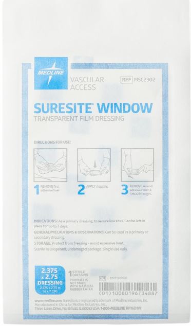 MSC2302 - Suresite Transparent Dressing 2.3X2.75, 1 Ct, Each