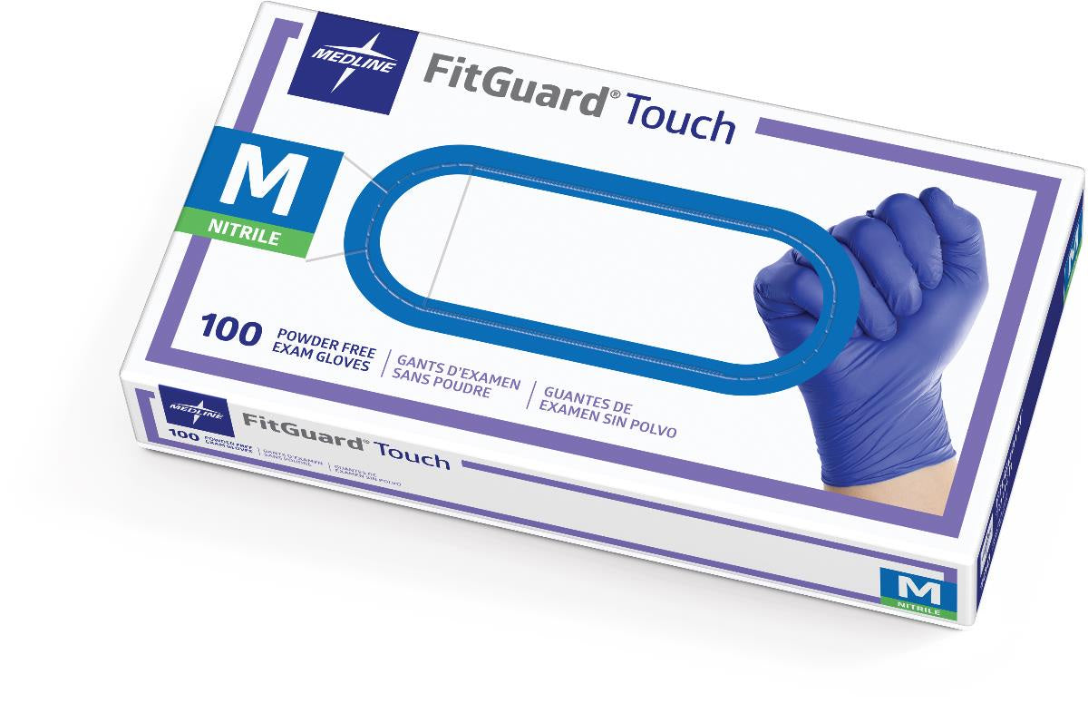 FG100M - FitGuard Powder Free Nitrile Gloves, Size M