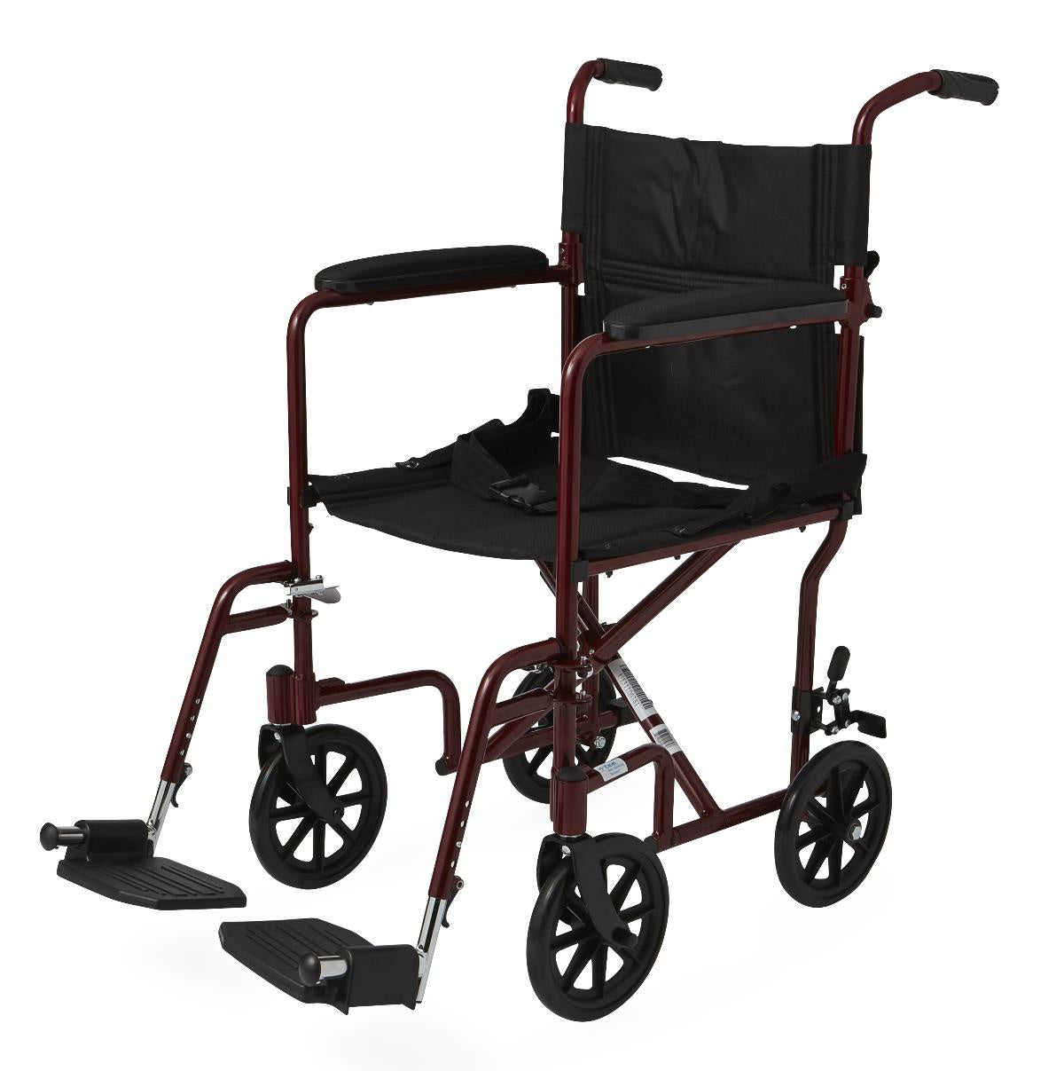 MDS808200ARE - Basic Transport Chair- Red