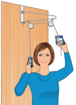 NOV-6061-R - OverDoor Exercise Pulley Set