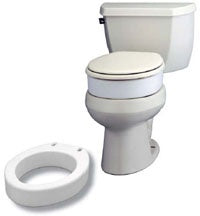 NOV-8345-R - Toilet Seat Riser- Hinged- Round 3.5