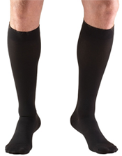 TRU-8865BL-2L - Truform Below Knee 20-30 CT BLack 2XL