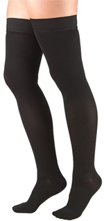 TRU-8868BL-S - Truform Thigh High 20-30 CT DOT Black S